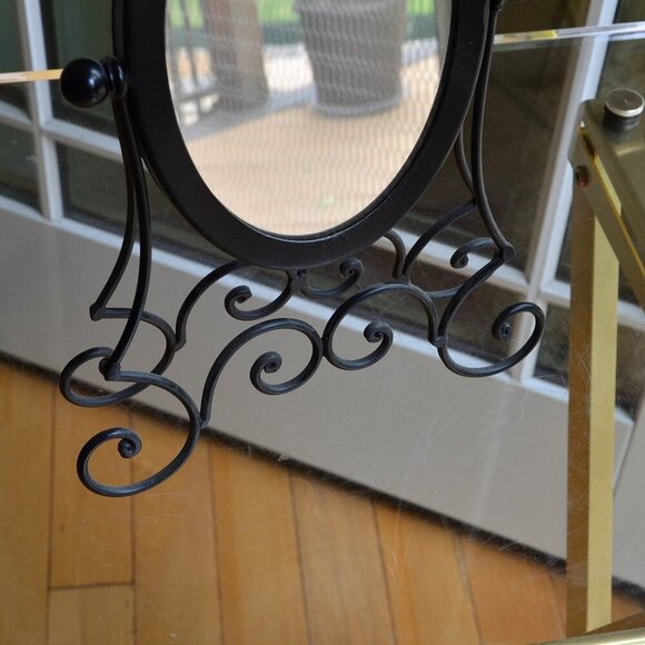 Vintage Metal Frame Mirror - Picture 2 of 9